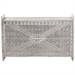 bali & pari Amado Wood Storage Trunk with Carved Front Panel
