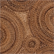 bali & pari Hosanna Natural Rattan Coffee Table Handwoven Wicker Accent Table