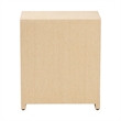 bali & pari William Grasscloth 1-Drawer Nightstand with Open Shelves