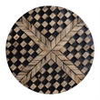 bali & pari Paulo Decorative End Table with Bamboo Diamond Pattern
