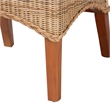 bali & pari Dyna Natural Rattan Dining Chair Handwoven Wicker Side Chair