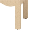 bali & pari Mason Natural Grasscloth Coffee Table Rectangular Accent Table