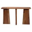 bali & pari Caruso Suar Wood Console Table Live Edge Statement Table