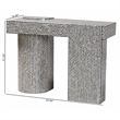 bali & pari Tawana Capiz Shell Console Table with Geometric Pattern