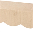bali & pari Mason Natural Grasscloth Console Table Two-Tier Entryway Table