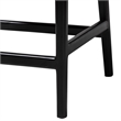 bali & pari Abiel Natural Rattan Counter Stool with Arms and Removable Cushion