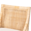 bali & pari Alexis Natural Rattan Dining Chair - Handcrafted Accent Chair