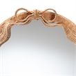 bali & pari Creusa Natural Rattan Round Wall Mirror -Handwoven Wicker Frame