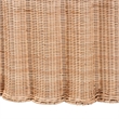 bali & pari Kensley Natural Rattan Coffee Table Handwoven Round Accent Table