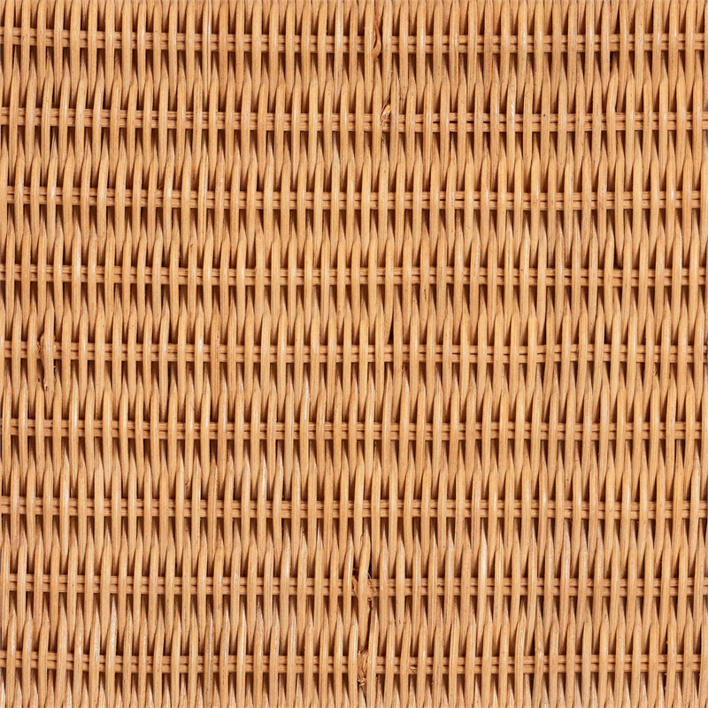bali & pari Ayleen Natural Rattan Basket with Scalloped Lid Storage Box Medium