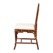 bali & pari Esmery Marbled Tortoise Natural Rattan Dining Chair