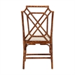 bali & pari Esmery Marbled Tortoise Natural Rattan Dining Chair