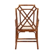 bali & pari Esmery Marbled Tortoise Natural Rattan Dining Chair