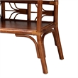 bali & pari Aleya Marbled Tortoise Natural Rattan Display Shelf
