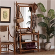 bali & pari Feyre Marbled Tortoise Natural Rattan Hall Tree