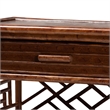 bali & pari Daemyn Marbled Tortoise Natural Rattan Nightstand