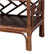 bali & pari Daemyn Marbled Tortoise Natural Rattan Nightstand
