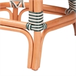bali & pari Mattie Rattan Bistro Counter Stool Handwoven Accent Seating Green