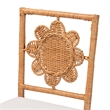bali & pari Abagale Natural Rattan 2-Piece Dining Chair Set
