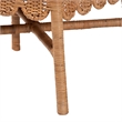 bali & pari Abagale Natural Rattan 2-Piece Dining Chair Set