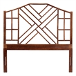 bali & pari Kachiri Marbled Tortoise Natural Rattan Headboard Queen