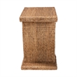 bali & pari Alyssa Seagrass Console Table Handwoven Display Table