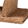 bali & pari Alyssa Seagrass Console Table Handwoven Display Table