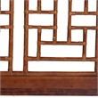 bali & pari Jamuna Marbled Tortoise Natural Rattan Headboard Queen
