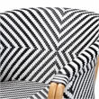 bali & pari Max Rattan Bistro 2-Piece Armchair Set Handwoven Dining Chair