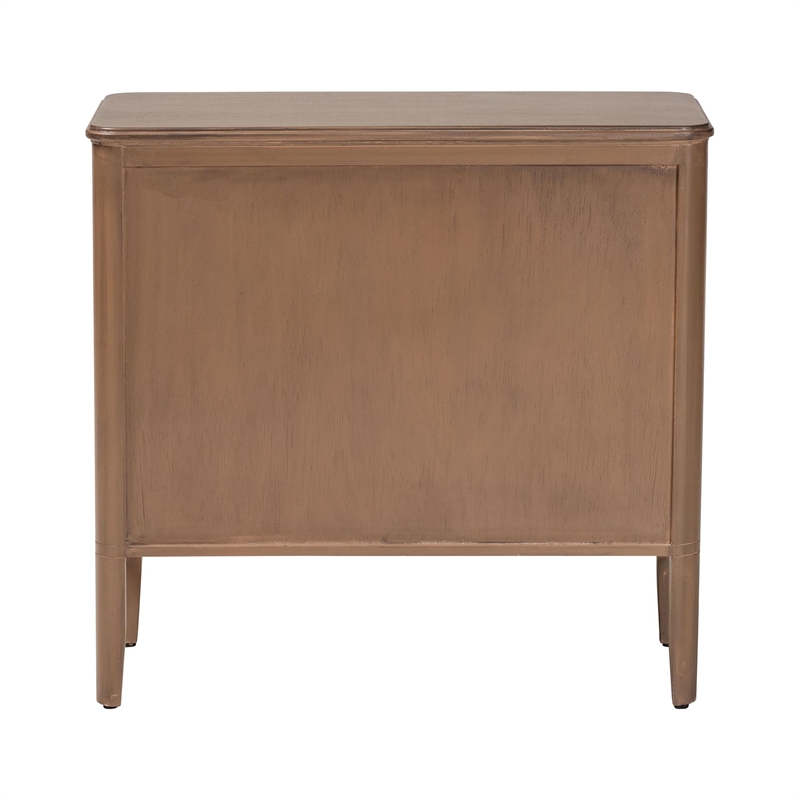 bali & pari Latifa Storage Cabinet 2-Door Accent Cabinet with Rounded Edges