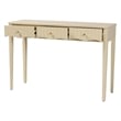 bali & pari Leeba Console Table 3-Drawer Accent Table with Fluted Wood