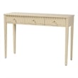 bali & pari Leeba Console Table 3-Drawer Accent Table with Fluted Wood