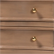 bali & pari Kelila Console Table with Curved Front 2-Drawer Entryway Table