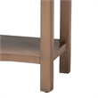 bali & pari Kelila Console Table with Curved Front 2-Drawer Entryway Table