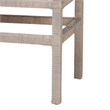 bali & pari Vivan Natural Rattan Storage Cabinet 3-Tier Accent Cabinet Grey