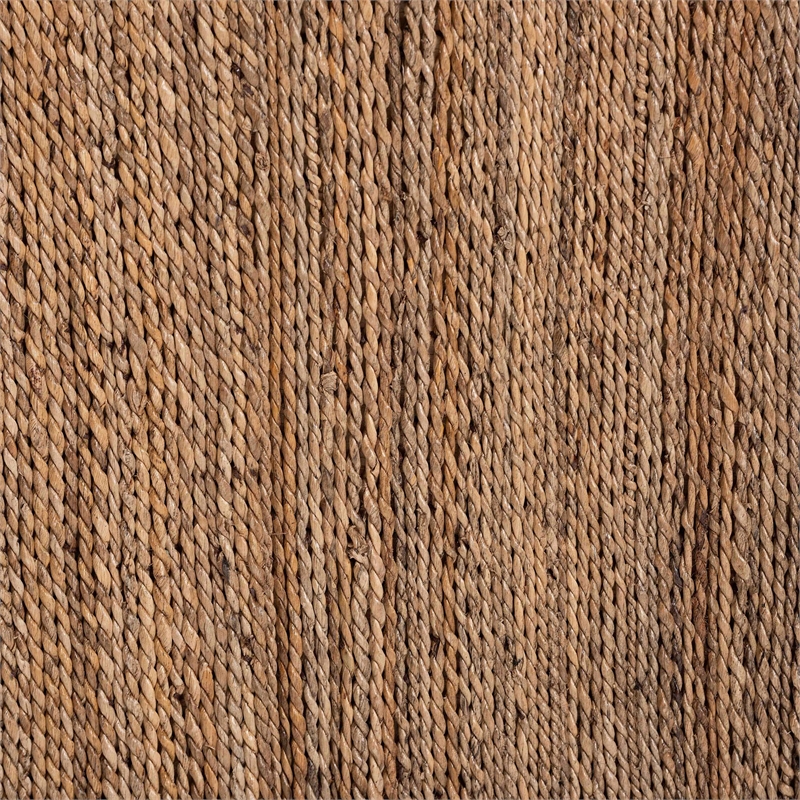 bali & pari Fiona Handwoven Seagrass Console Table Coastal Boho Accent Table
