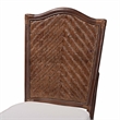 bali & pari Mahdis Natural Rattan 2-Piece Dining Chair Set with Cushion
