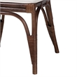 bali & pari Mahdis Natural Rattan 2-Piece Dining Chair Set with Cushion
