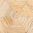 bali & pari Benito Natural Rattan Dining Table with Hourglass Pedestal Base