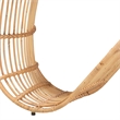 bali & pari Araceli Rattan S-Curve Console Table Sculptural Accent Table