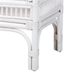 bali & pari Lombok Natural Rattan Console Table 2-Tier Accent Table White