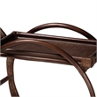 bali & pari Selah Natural Rattan Kitchen Cart 2-Tier Mobile Serving Cart