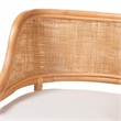 bali & pari Ottis Natural Rattan Counter Stool with Cushion Kitchen Island