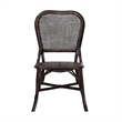 bali & pari Irene Natural Rattan Dining Chair Handwoven Wicker Accent Chair