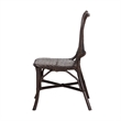 bali & pari Irene Natural Rattan Dining Chair Handwoven Wicker Accent Chair