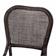 bali & pari Irene Natural Rattan Dining Chair Handwoven Wicker Accent Chair
