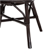bali & pari Irene Natural Rattan Dining Chair Handwoven Wicker Accent Chair