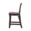 bali & pari Irene Natural Rattan Counter Stool Handwoven Wicker Accent Stool