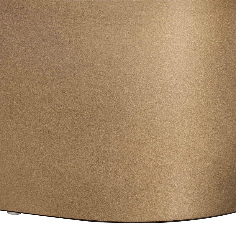 bali & pari Emery Capiz Shell Coffee Table Mother of Pearl Oval Accent Table