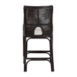 bali & pari Acton Natural Rattan Counter Stool Handwoven Wicker Accent Stool